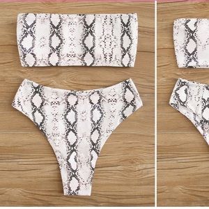 SHEIN snakeskin bathing suit - never worn